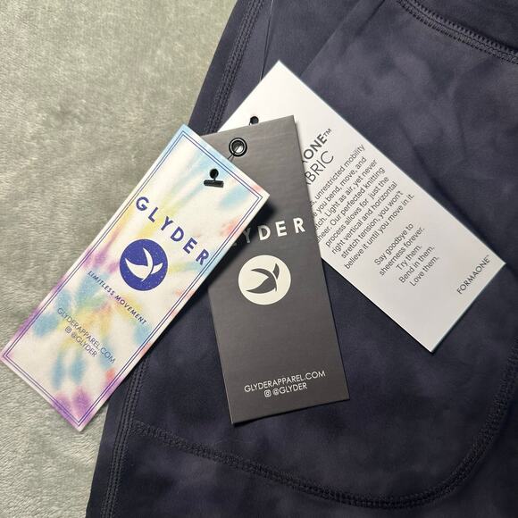 NEW Glyder Pure Jogger Legging Women Sz XL Black Tie Dye Pockets Gym Athleisure - Picture 7 of 13